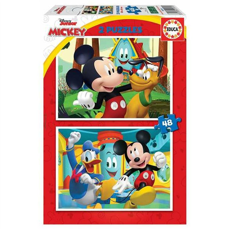 Image secondaire de Puzzle Educa Mickey Mouse Fun House 2 x 48