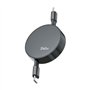 CABLE RETRACTABLE USB-C USB-C 240W 1M