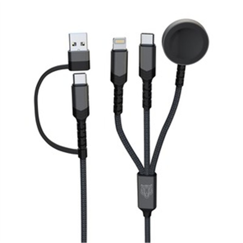 TIGER POWER LITE CABLE 6 EN 1 AVEC CHARGEUR APPLE WATCH
