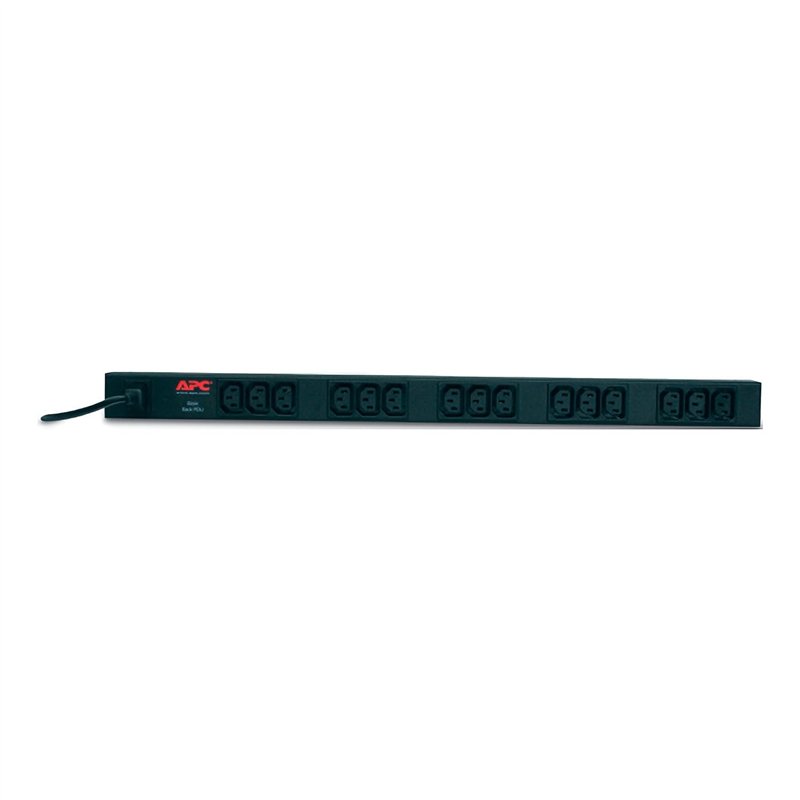 APC Bandeau de prises - AP9568 - Distribution d'alimentation (simple, zéro unité, 10 A, 230 V, 15 Sorties C13; IEC C14)