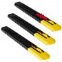 STANLEY SM9 Lot de 3 cutters à lames cassables, 2/10/150