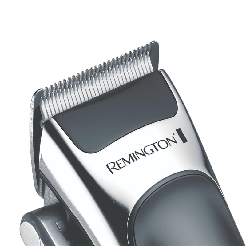 Image secondaire de Remington Tondeuse Cheveux [Kit Coiffeur Professionnel] Stylist Noir & Argent (Lames Céramique Auto-Affûtées, Secteur/Sans fil-B