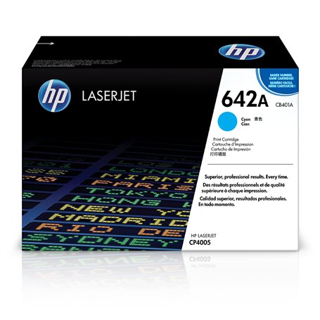 HP 642A - Cyan - Original - Laserjet - Tonerpatrone (CB401A) - für Color Laserjet CP4005dn, CP4005n