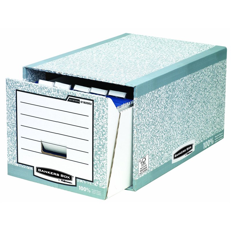 Fellowes System Modules de classement Gris Lot de 5