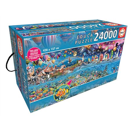Educa - Puzzle 24000 pièces pour Adultes, La Vie, Le Plus Grande Puzzle (13434)