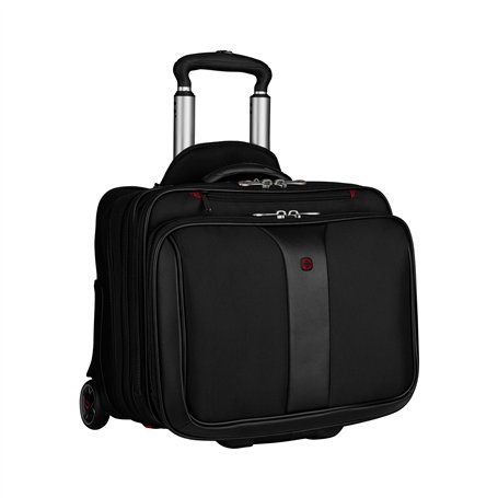 WENGER Patriot Porte-Documents, Sacoche à roulettes 2 en 1 pour Ordinateur Portable 17 Pouces, 32 l, Femmes Hommes, Bureau Affai