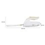 Clatronic EM 3062 — Couteau électrique dentelé en acier inoxydable, 150 W, blanc