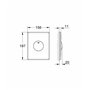 GROHE - 38672SD0 - Plaque de Commande WC Skate (Import Allemagne)