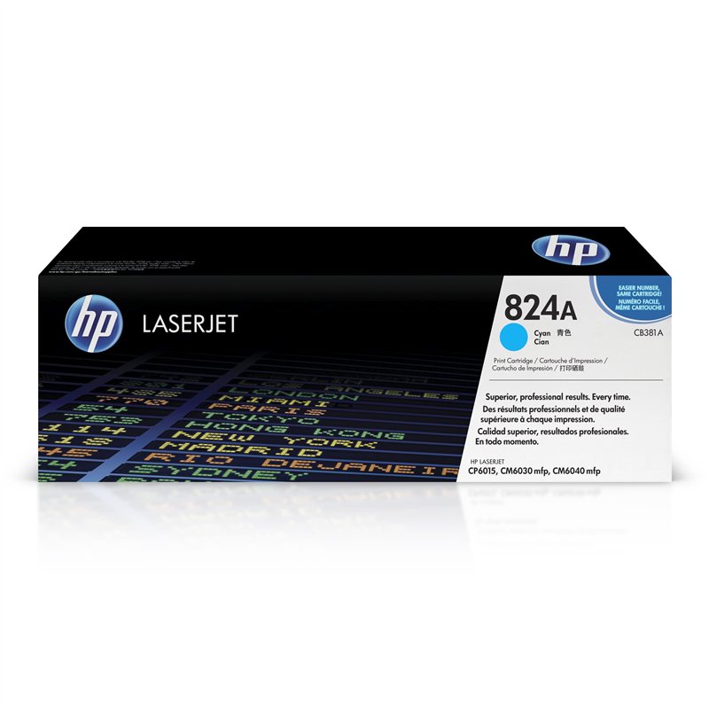 HP CB381A Cartouche de toner 1 x cyan 21 000 pages