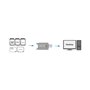 LogiLink CR0007 Lecteur de carte USB 2.0 SD/SDHC/MMC/RS-MMC Noir