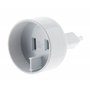 Adaptateur M Euro / F USA Blanc