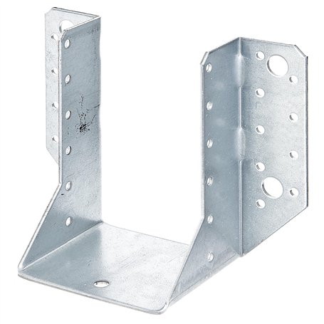 Alberts 331306 Support U | type A - ailes extérieures | galvanisé Sendzimir | 80 x 120 mm | Set de 25 pièces