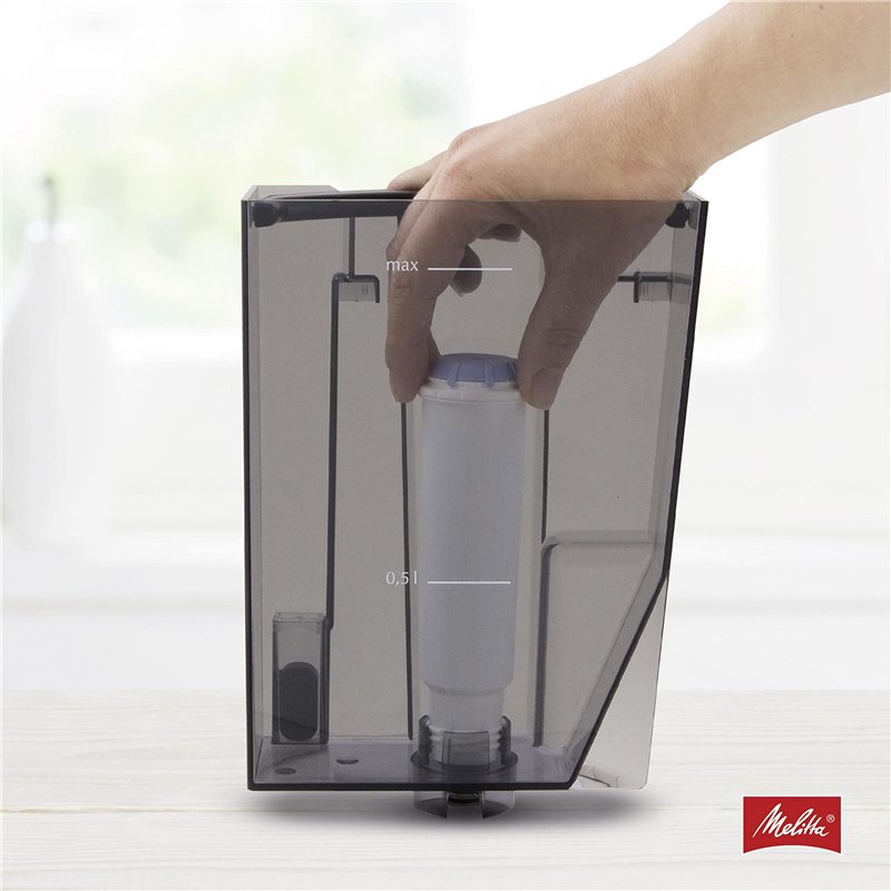 Image secondaire de Melitta Cartouche Filtrante Pro Aqua pour Machines à Grain avec Broyeur, Détartrage Optimal des Machines à expresso Melitta dura