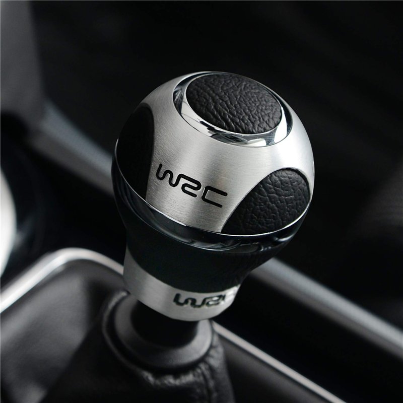 Image secondaire de WRC pommeau lumineux bleu alu brossé 3 types d'éclairage. montage universel