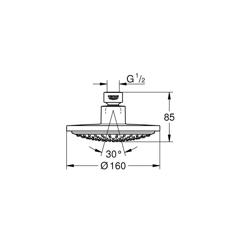 Image secondaire de Grohe 28233000 Euphoria Cosmopolitan Douchet te Finition Chromée