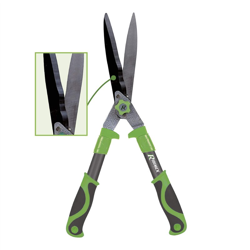 Image secondaire de Ribiland 00911 - Taille Haie - Lame à revêtement Téflon - Poignée Ergonomique Vert