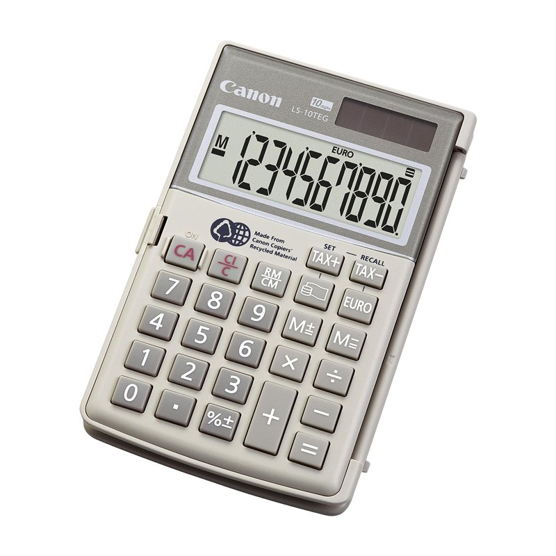 Image secondaire de Canon Ls-10 Calculatrice Teg DBL EMEA 10 Chiffres - Noir