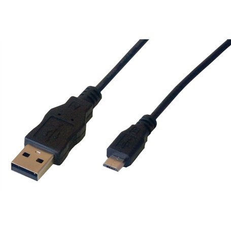 MCL Samar MC922AHB-2M Câble USB 2.0 type A mâle / micro USB B mâle 2m