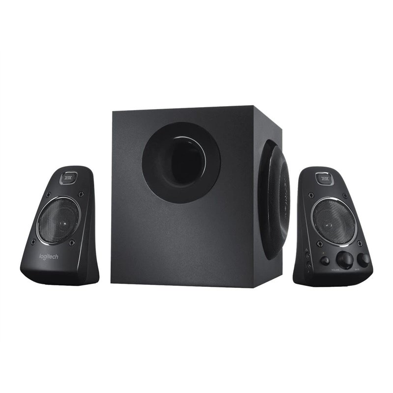 Image secondaire de Logitech Z623 Système de Haut-Parleurs 2.1, Certifié THX, Dolby & DTS, 400 Watts en Puissance, Multi-Dispositifs, Entrées Audio 