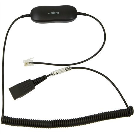 Jabra GN1216 pour Avaya 0.8m Câble ETIRO QD -> RJ9 (Pour téléphone Avaya serie 96xx, 16xx)