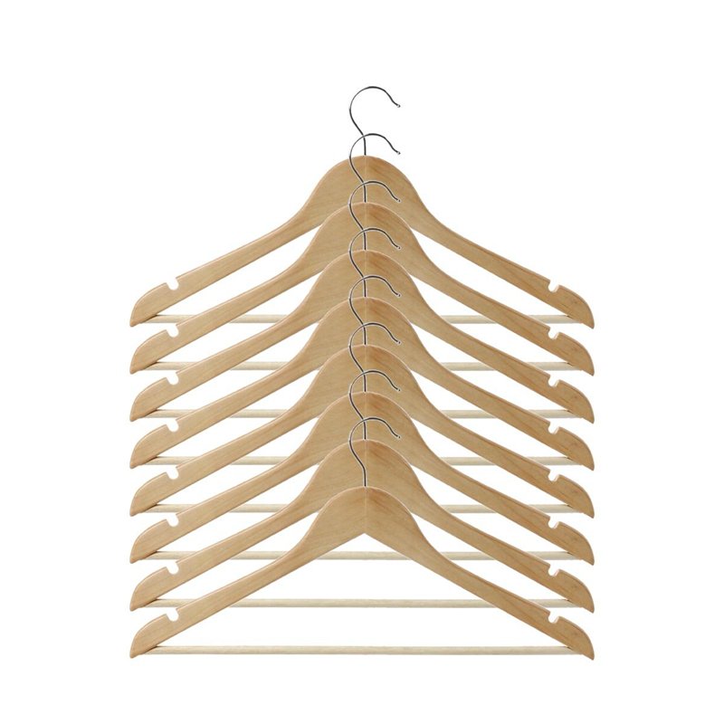 LOT 8 CINTRES EN BOIS GALBE MOBEA