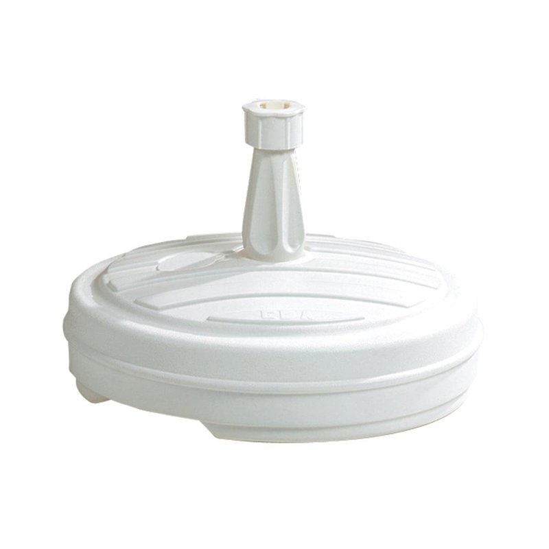 EDA - Pied de parasol - Ø 42 cm - Plastique - Blanc