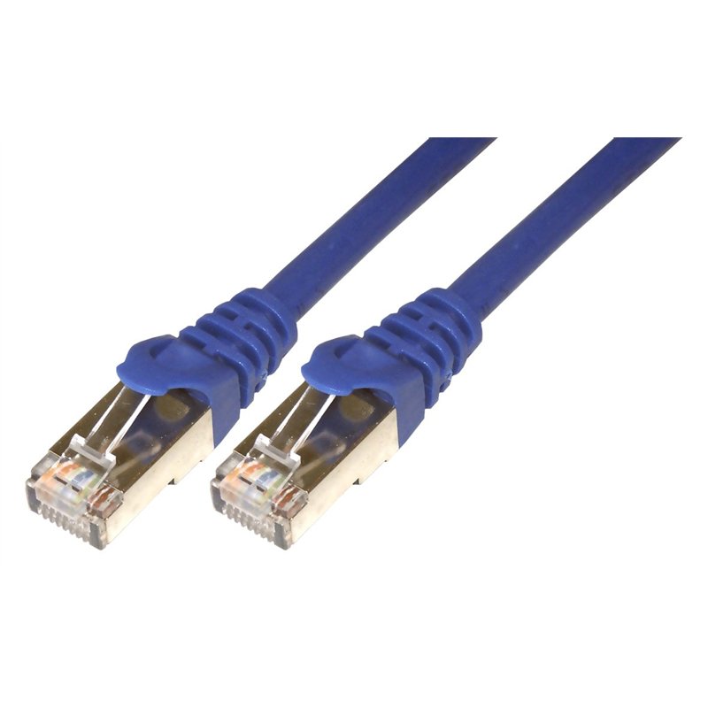 MCL Samar FTP6-5M/B Cordon Cat 6 RJ45 F/UTP 5m Bleu