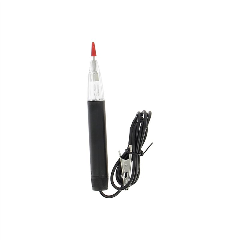Cartec 151771 Testeur de Tension 6V/12V/24V, Testeur de courant pique fil tous véhicules, Noir