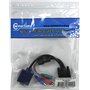 Connectland VGA-15MF-3RCA Câble VGA 15 cm Multicolore