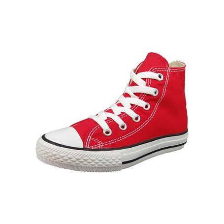 Converse Youths Chuck Taylor All Star Hi Basket, Rouge, 31 EU