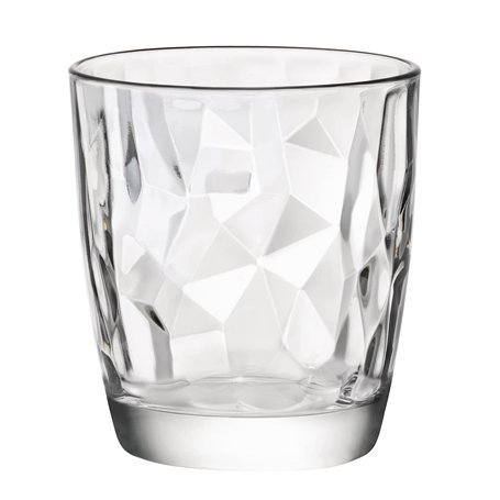 Bormioli Rocco Diamond Trasparente verre à whisky 390ml, transparent, 1 verre