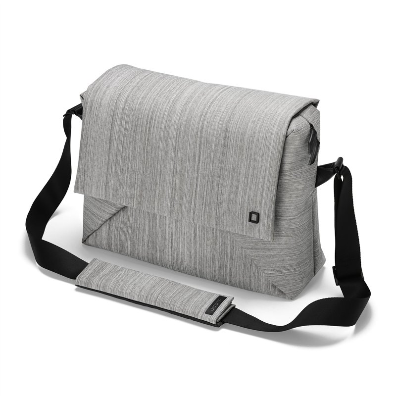 Dicota Sac bandoulière élégant pour Ordinateur Portable 11’’ à 13’’ avec Poche pour Tablette et Rabat Anti-Pluie The Code