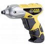 Fartools Tournevis 3,6 V 1,5Ah batterie Li-ion, max 5Nm, poignée réglable, éclairage + lampe torche LED, chargeur, mallette + 15