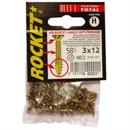 VYNEX Vis à Bois Rocket 3.5x35 x32