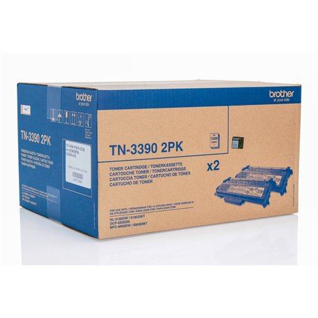 Cartouche d'encre originale Brother TN3390TWIN Noir