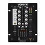 Vonyx STM-2300 Table de Mixage 2 Canaux - Entrée RCA Phono/Ligne Commutable, Sortie principale RCA et Sortie Casque, Egaliseur 3