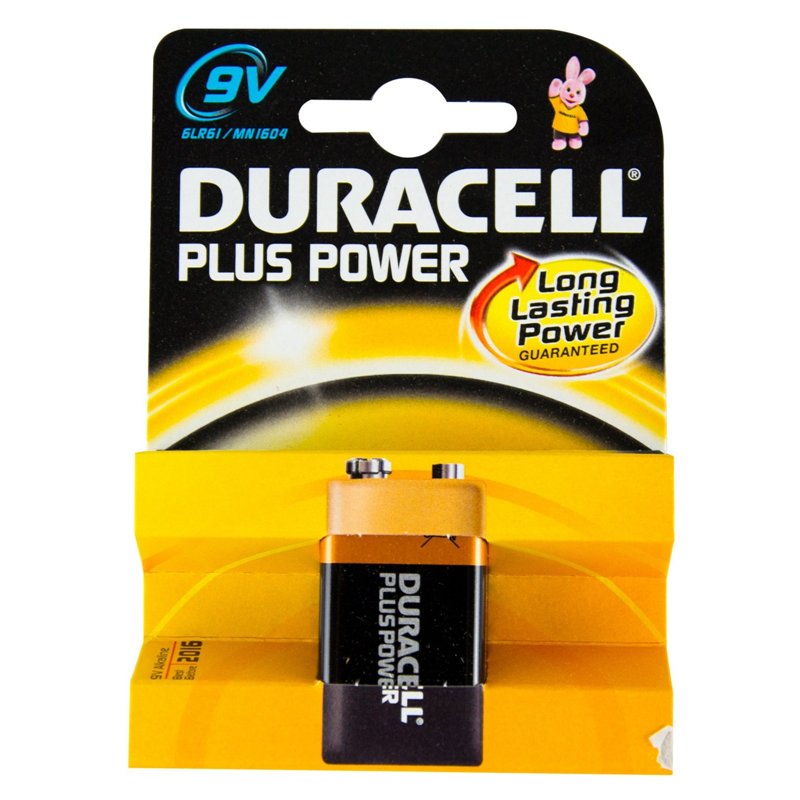 Dynamic Power Duracell – 5000394019256. – batterie, Plus Power, 9 V – Lot de 1