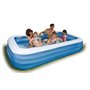 Intex - 58484NP - Piscine Rectangulaire Givrée - Coloris Bleu, 305x183x56 cm