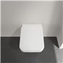Abattant de WC Architectura Villeroy & Boch, avec abaissement automatique, abattant de WC amovible en Duroplast incassable, pièc