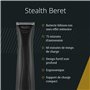 Wahl Stealth Beret - tondeuse à cheveux principale/sans fil avec jeu de lames de précision - pour les bordures de près, noir