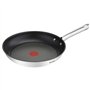 Tefal Poêle 28 cm, Induction, Revêtement antiadhésif, Acier inoxydable 18/10, Garantie 10 ans, Base 3 couches, Cuisson saine, Sa