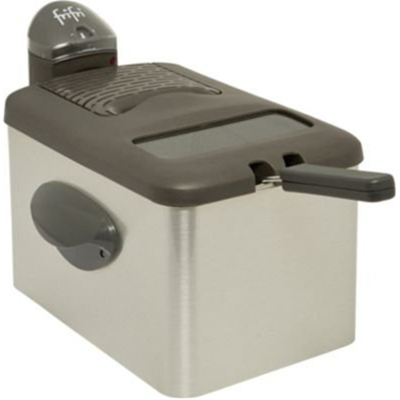 Frifri F5848-DUO Friteuse, Acier Inoxydable, Noir