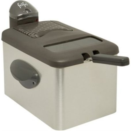Frifri F5848-DUO Friteuse, Acier Inoxydable, Noir