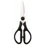 Amazon Basics Inox Ciseaux de cuisine multiusage, 8 inch, Noir