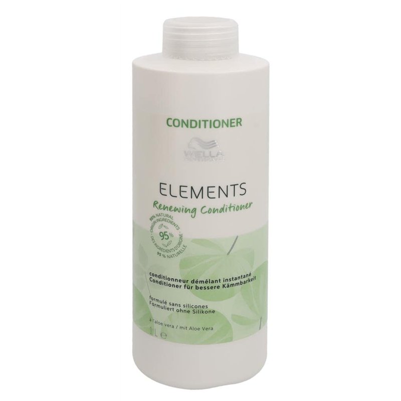 Elements Après-Shampoing hydratant sans sulfate pour cuir chevelu normal à gras 1L