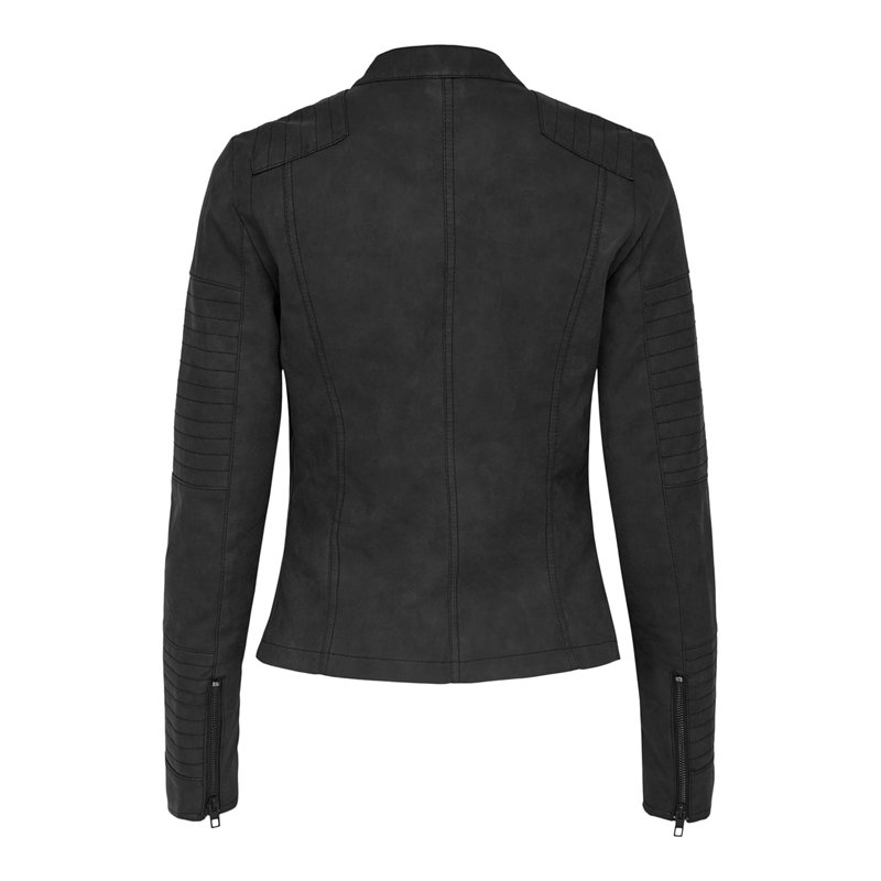 Image secondaire de ONLY Veste de Motard en Simili-Cuir ONLAVA Veste de Motard en Simili-Cuir Black 40 Black 1 40