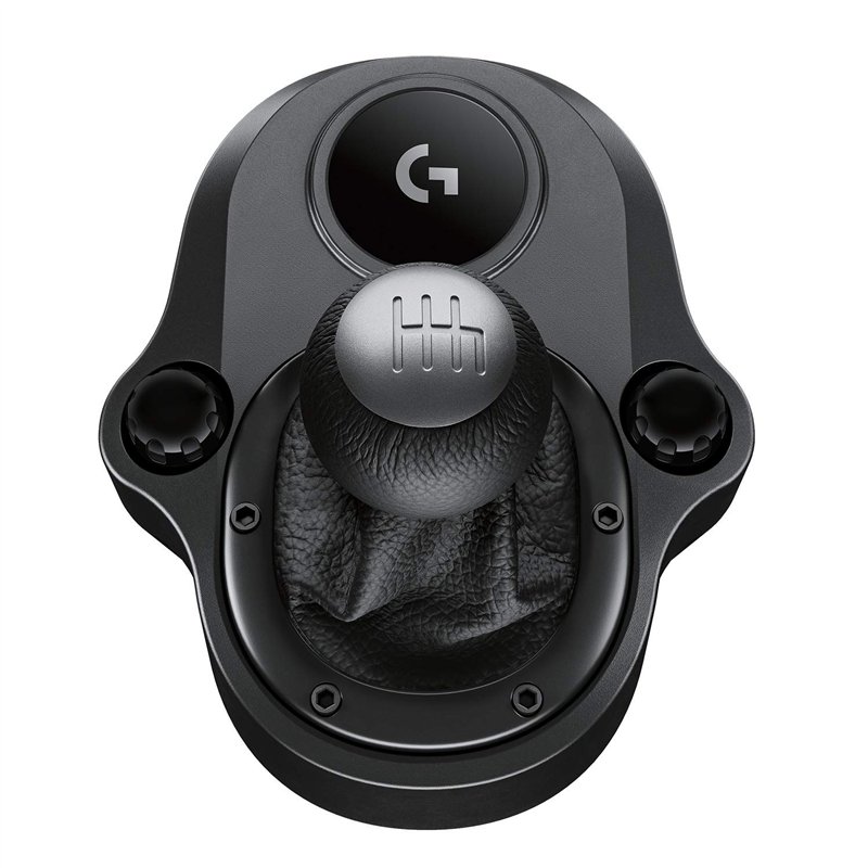 Image secondaire de Logitech G Driving Force Levier de Vitesse pour Volant de Course G923, G29 et G920, 6 Vitesses, Enclenchement de la Marche Arriè