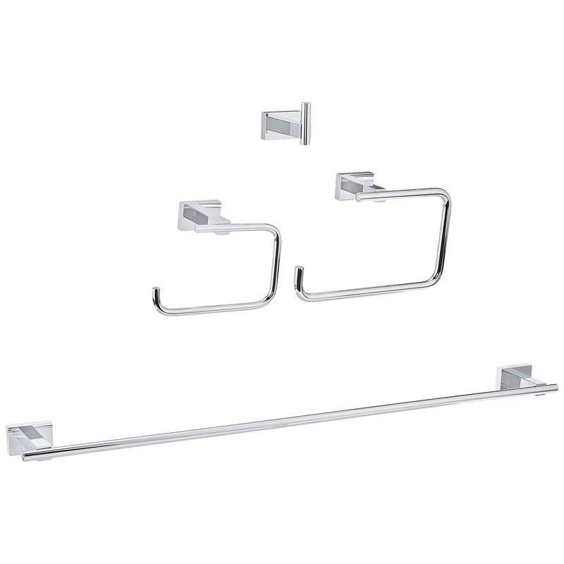 GROHE 40778001 essentials cube Set d'Accessoires Argent