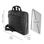 Tucano Bu-bidea-WM, Sacoche Ordinateur Portable Mixte, Noir