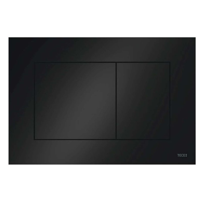 TECE Now 9240403 Plaque de commande pour WC Noir Technique des deux quantités Utilisable par le haut et par l’avant